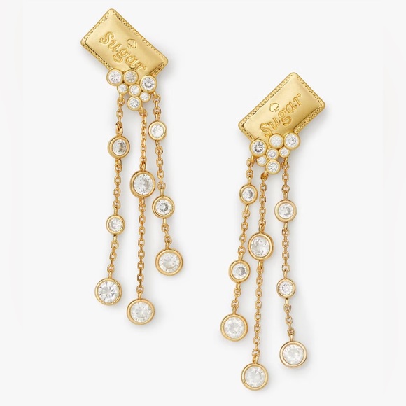 kate spade Jewelry - KATE SPADE Coffee Break Sugar Statement Earrings